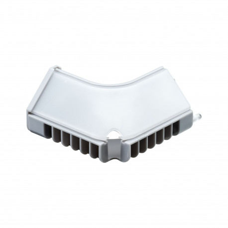 Lot de deux profilés Corner Edge pour ruban LED Paulmann - Angle intérieur - Plastique - Gris