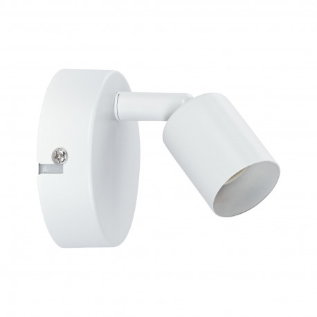 Spot orientable 1 flamme Carolina Paulmann - 1x10W max - GU10 - Blanc dépoli - Sans ampoule
