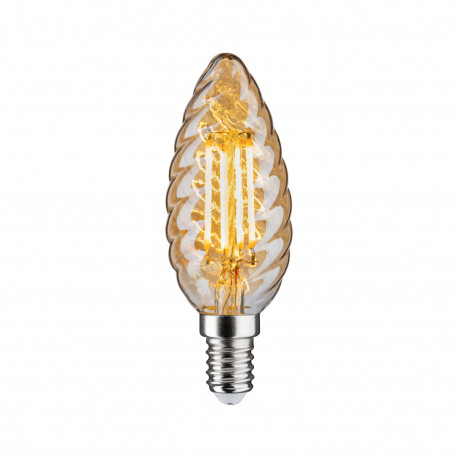 Flamme LED torsa 430lm E14 4,7W Doré gra 2500K 230V