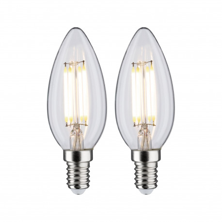 Flammes LED Fil x2 470lm E14 4000K Clair 4,5W 230V