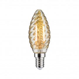 Ampoule flamme LED torsadée Paulmann - E14 - 2.6W - 2500K - Non dimmable