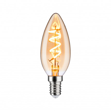 LED Vintage bougie 150lm 4W 2500K doré dim E14 230V