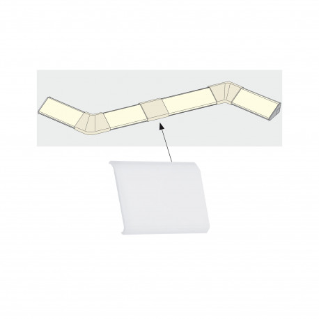 Kit de 4 coins Delta plastique