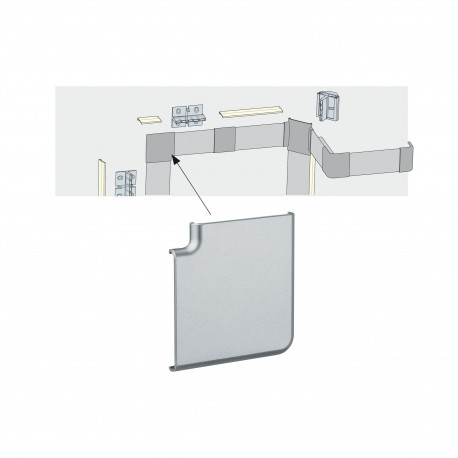 Kit de 2 corner 90° Function Duo Profil alu mat plastique