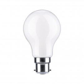 Ampoule LED standard Paulmann - B22d - 9W - 2700K - Dépoli - Dimmable