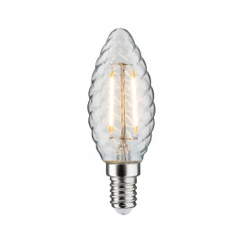 Ampoule flamme LED torsadée Paulmann - E14 - 2.6W - 2700K - Non dimmable