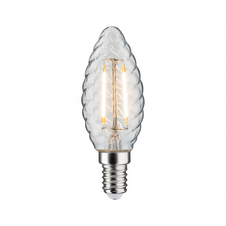 Ampoule flamme LED torsadée Paulmann - E14 - 2.6W - 2700K - Non dimmable