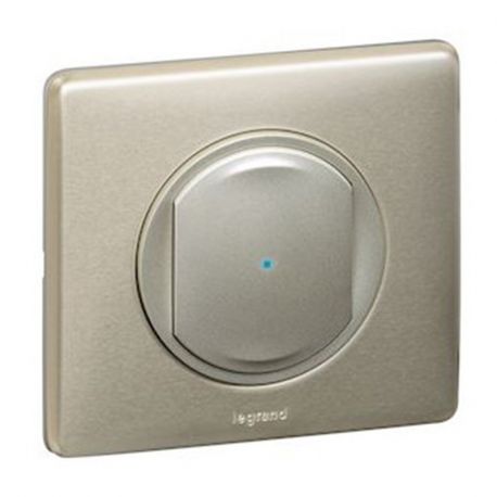 Interrupteur variateur CELIANE Legrand connecté With Netatmo - Avec neutre - 150W - Titane