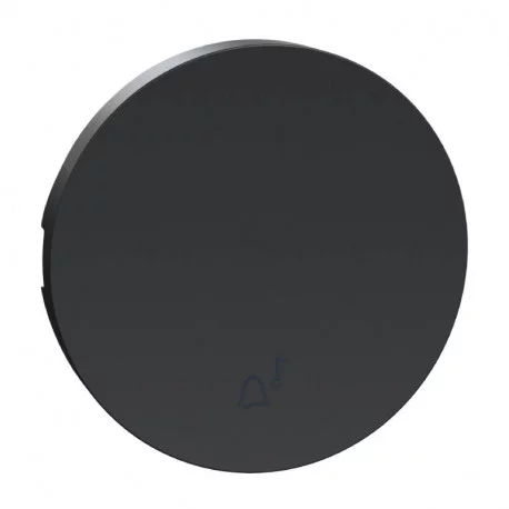 Enjoliveur simple Odace Schneider electric - Pour va-et-vient ou poussoir - Anthracite