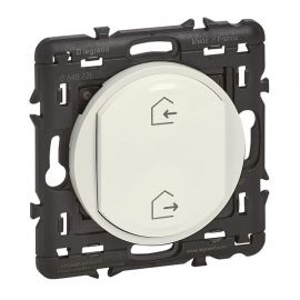 Commande sans fil sans pile Départ/Arrivée Legrand - Self-e Céliane with Netatmo - Enjoliveur blanc
