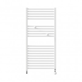 Sèche-serviettes eau chaude Riva 4 Thermor - Blanc brillant - 487W - Raccordements sur collecteurs