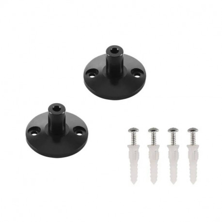 Support mural Tenseo SLV - Pour système de câble T.B.T - 3cm - Noir