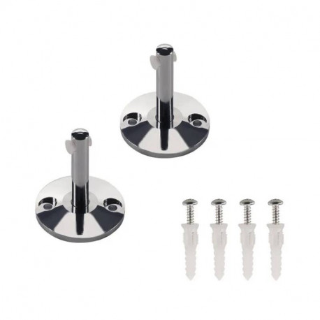 Support de plafond Tenseo SLV - Pour système de câble T.B.T - 6cm - Chromé