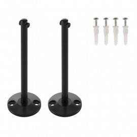 Support de plafond Tenseo SLV - Pour système de câble T.B.T - 16cm - Noir