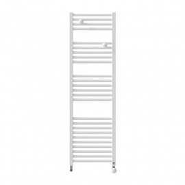 Sèche-serviettes eau chaude étroit Riva 4 Thermor - Blanc brillant - 500W - Raccordements sur collecteurs