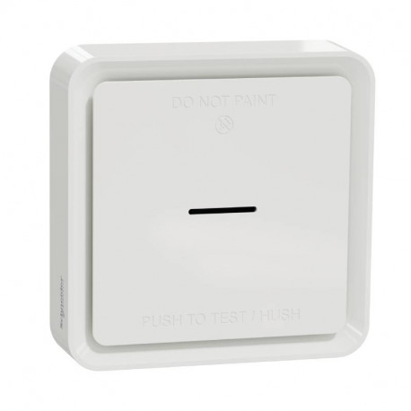 Détecteur de fumée connecté Wiser Schneider Electric - Génération 2 - Filaire - 230V