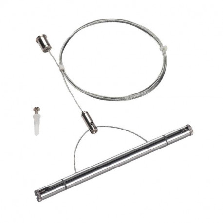 Kit de suspension Tenseo SLV - Pour système de câble T.B.T - 2m - Chrome