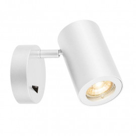 Applique liseuse Enola B SLV - 50W - Blanc