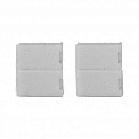 Lot de 2 connecteurs clip to clip YourLED ECO Paulmann - Plastique - Blanc