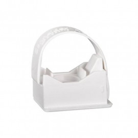 Lot de 100 colliers Instaclips - Ø 25mm - pour conduits Schneider Electric - Blanc