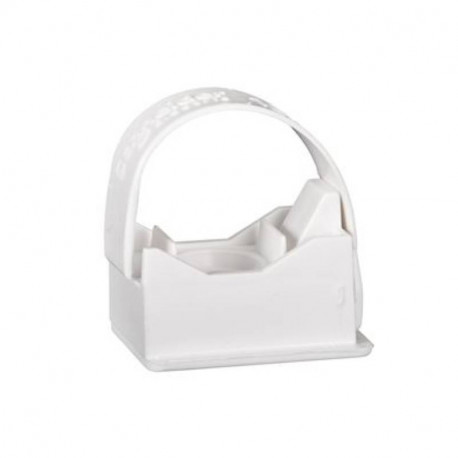 Lot de 100 colliers Instaclips - Ø 25mm - pour conduits Schneider Electric - Blanc