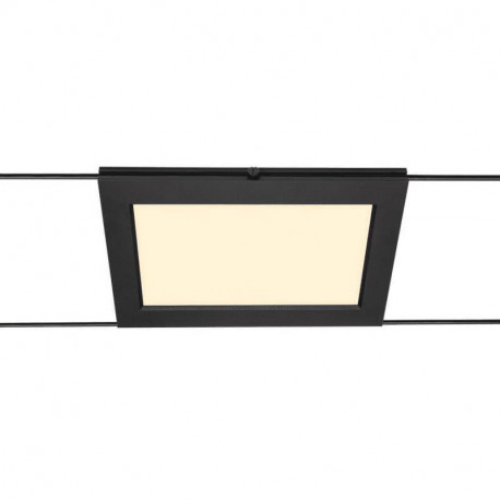 Spot Plytta SLV - Pour câble tendu T.B.T. TENSEO - 9W - Noir
