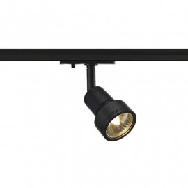 Spot Puri track SLV - Pour rail 1 allumage - 50W - Noir mat