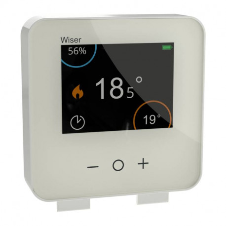 Thermostat connecté Wiser Schneider - Mural - Sans fil - Zigbee - 2,4GHz