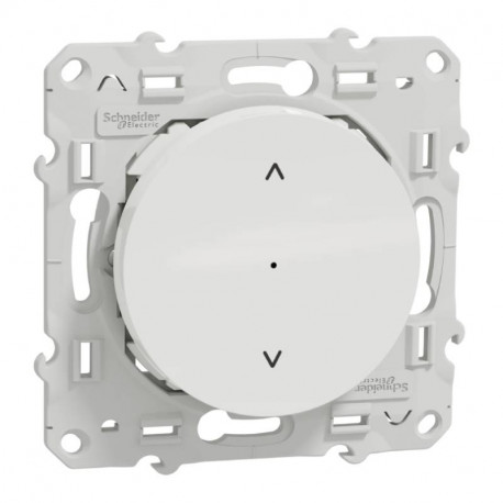 Commande pour volet roulant Odace Wiser Schneider - 4A - Zigbee - Blanc