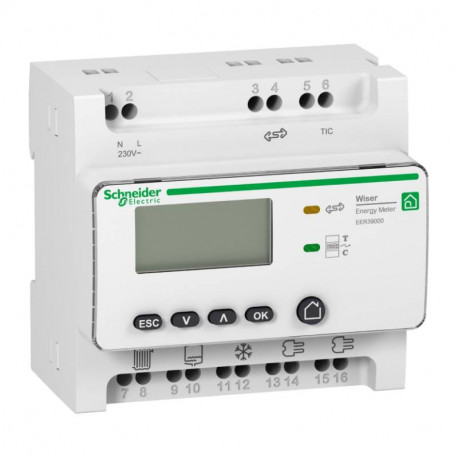 Compteur d'usages électriques Wiser Link - 5 transformateurs de courant de 80A