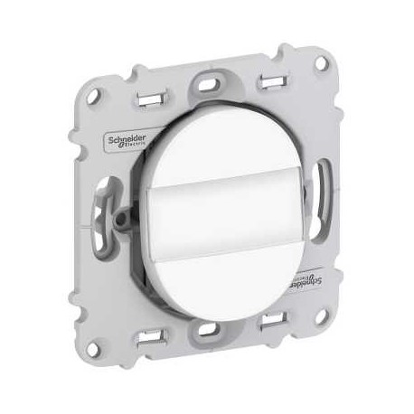 Poussoir à fermeture avec porte-étiquette Ovalis