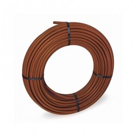 Tube PER nu rouge avec BAO - diam 16 mm - long 120 m