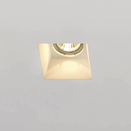 Encastré de plafond Plastra SLV - Carré - GU10/QPAR51 - 35W - Blanc