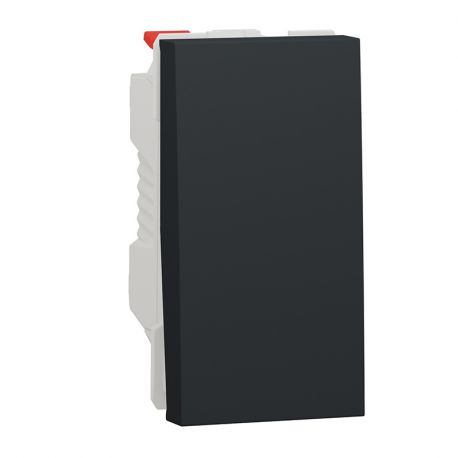 Va-et-vient Unica - 1 module - 10AX - Anthracite