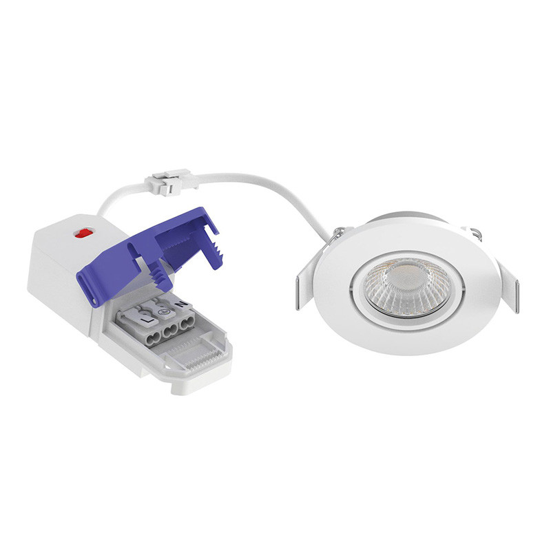 Spot encastré Led Multi watt EDOS PRO 5W ou 7W 3CCT Blanc ARIC 11065