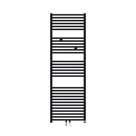 Sèche-serviettes eau chaude Riva 4 Thermor - Noir Carbone - 717W - Raccordement central