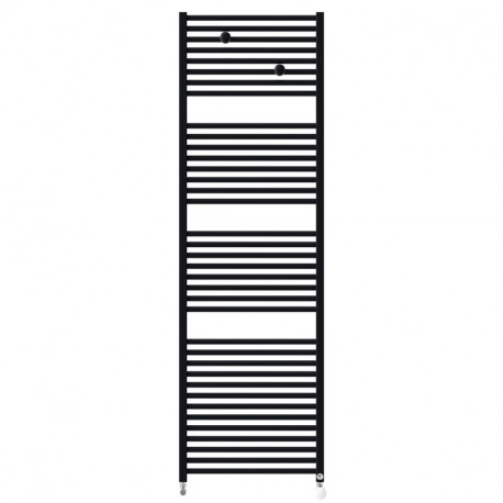 Sèche-serviettes eau chaude Riva 4 Thermor - Noir Carbone - 924W - Raccordements sur collecteurs