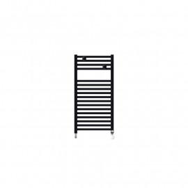 Sèche-serviettes eau chaude étroit Riva 4 Thermor - Noir Carbone - 314W - Raccordements sur collecteurs