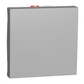 Va-et-vient Unica - 2 modules - 10AX - Aluminium