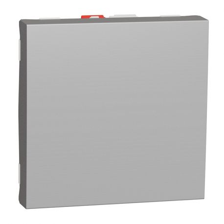 Va-et-vient Unica - 2 modules - 10AX - Aluminium