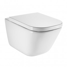 Pack WC suspendue sans bride Rimless Square The Gap Roca