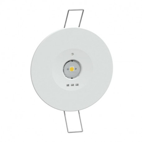 Bloc d'évacuation Exiway SATI adressable Schneider Electric - Encastré - 45lm - 1h - Blanc