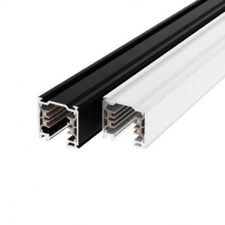 Rail apparent Track III Surface Indigo - 230V - 16A - L.2000mm - Noir