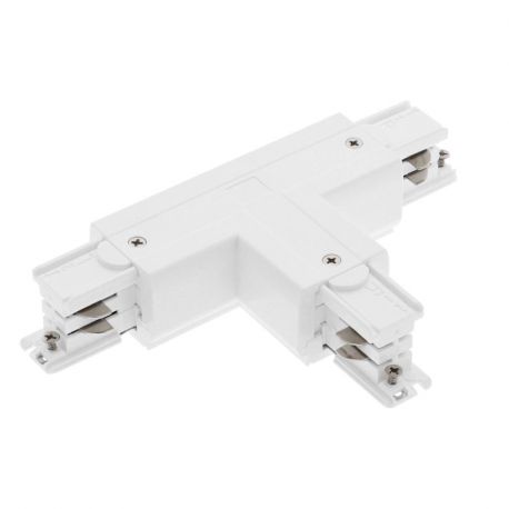 Connexion en T pour rail Track III Surface Indigo - IP20 - Blanc