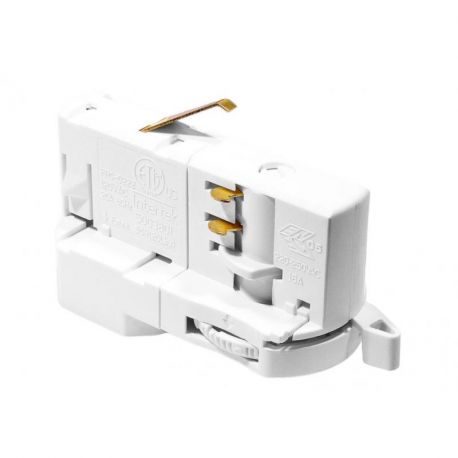 Adaptateur de spot pour rail Track III Surface Indigo - 10A - Blanc