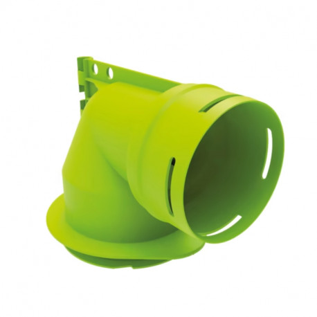 Coude mixte D90 XCMV 80x90 Clip & Go Atlantic - Pour raccordement sur bouche D80