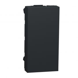 Obturateur Unica - 1 module - Anthracite