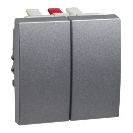 Double va-et-vient Altira - Aluminium - 16A