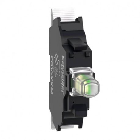 Bloc lumineux Schneider - LED intégrée verte - 24V - Ø22mm