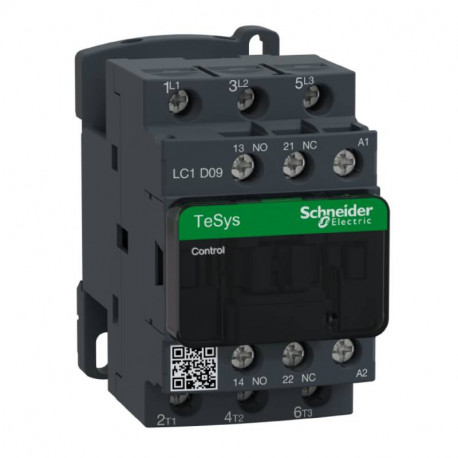 Contacteur TeSys LC1D Schneider Electric - bobine 220Vca - 3P - AC3 440V - 9A
